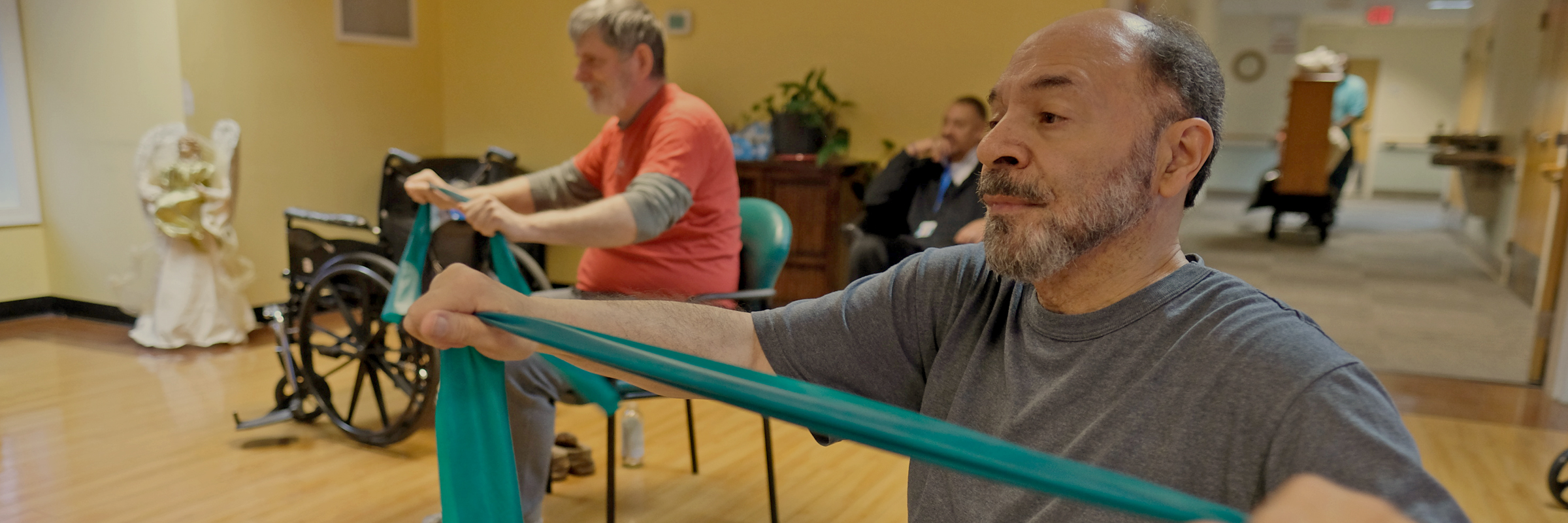 Resistance bands exercise